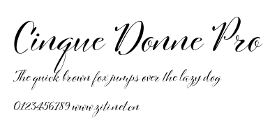 Cinque Donne Pro.otf