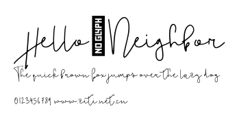 Hello_Neighbor.ttf字體轉換器圖片