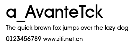 a_AvanteTck.ttf