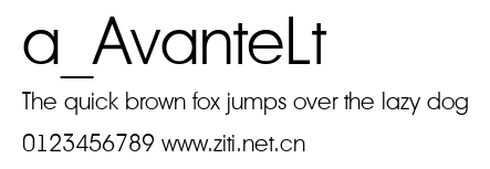 a_AvanteLt.ttf