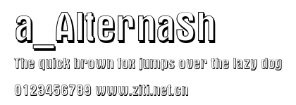 a_AlternaSh.ttf字體轉換器圖片