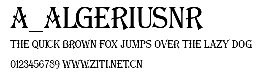 a_AlgeriusNr.ttf字體轉換器圖片
