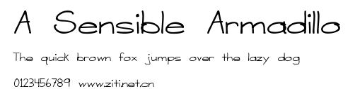 A Sensible Armadillo.ttf