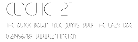 CLiCHE 21.ttf