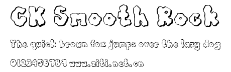 CK Smooth Rock.ttf字體轉換器圖片