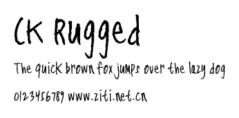 CK Rugged.ttf字體轉換器圖片