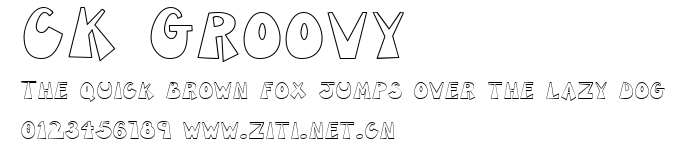 CK Groovy.ttf字體轉換器圖片