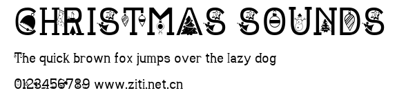 CHRISTMAS SOUNDS.ttf字體轉換器圖片