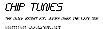 CHIP TUNES.ttf字體轉換器圖片