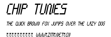 CHIP TUNES.ttf字體轉換器圖片