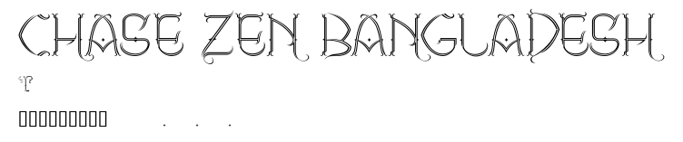 CHASE ZEN BANGLADESH.ttf