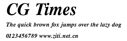 CG Times.ttf字體轉換器圖片