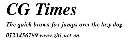 CG Times.ttf字體轉換器圖片
