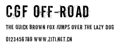 CGF Off-Road.ttf字體轉換器圖片