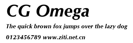 CG Omega.ttf字體轉換器圖片