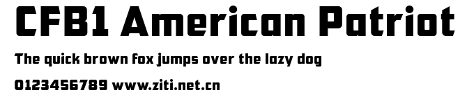 CFB1 American Patriot.ttf