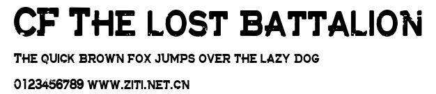 CF The lost battalion.ttf