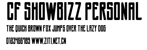 CF Showbizz PERSONAL.ttf