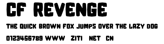 CF Revenge.ttf字體轉換器圖片
