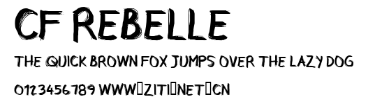 CF Rebelle.ttf字體轉換器圖片