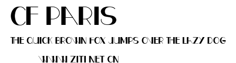 CF Paris.ttf字體轉換器圖片