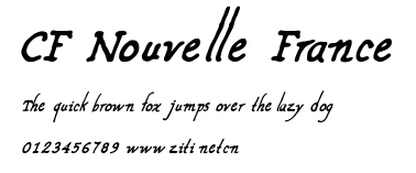 CF Nouvelle France.ttf字體轉換器圖片