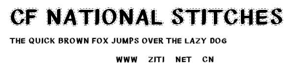 CF National Stitches.ttf