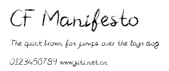 CF Manifesto.ttf字體轉換器圖片