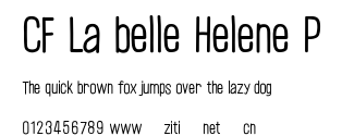 CF La belle Helene P.ttf字體轉換器圖片