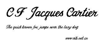 CF Jacques Cartier.ttf字體轉換器圖片