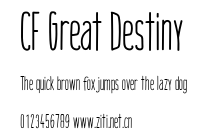 CF Great Destiny.ttf字體轉換器圖片