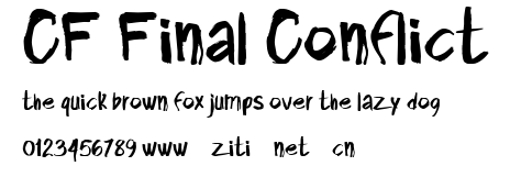 CF Final Conflict.ttf字體轉換器圖片