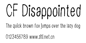 CF Disappointed.ttf