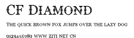 CF Diamond.ttf字體轉換器圖片