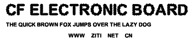 CF Electronic Board.ttf字體轉換器圖片