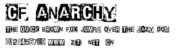 CF Anarchy.ttf字體轉換器圖片