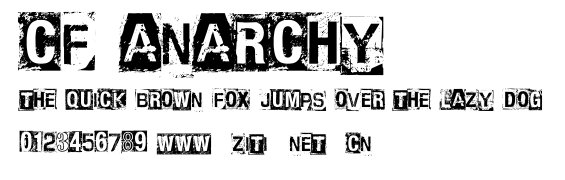 CF Anarchy.ttf字體轉換器圖片