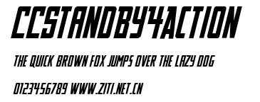 CCStandBy4Action.ttf字體轉換器圖片