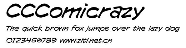 CCComicrazy.ttf字體轉換器圖片