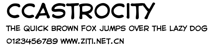 CCAstroCity.ttf字體轉換器圖片