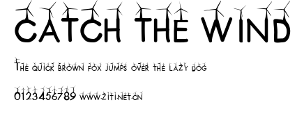 CATCH THE WIND.ttf字體轉換器圖片