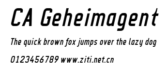 CA Geheimagent.ttf字體轉換器圖片