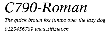 C790-Roman.ttf字體轉換器圖片