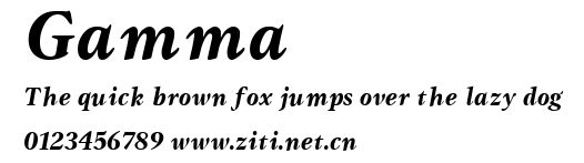 Gamma.ttf字體轉換器圖片