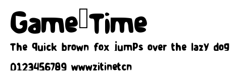 Game_Time.ttf字體轉換器圖片