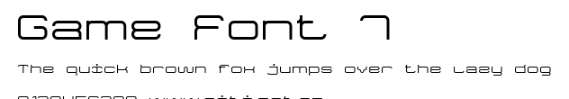 Game Font 7.ttf