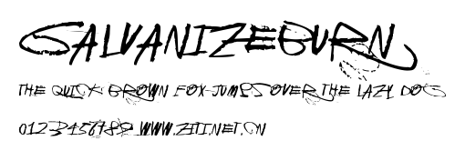 GalvanizeBurn.ttf字體轉換器圖片