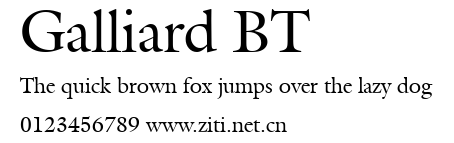 Galliard BT.ttf