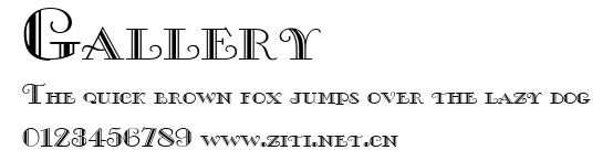 Gallery.ttf字體轉換器圖片