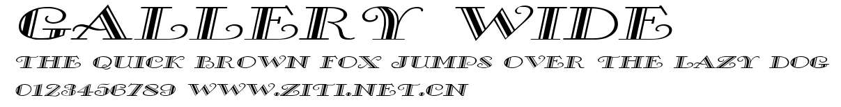 Gallery Wide.ttf字體轉換器圖片